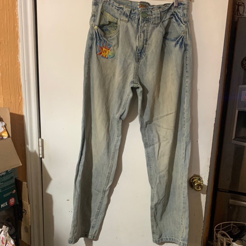 Vintage Men’s Miskeen Flared Faded Jeans! FIRM